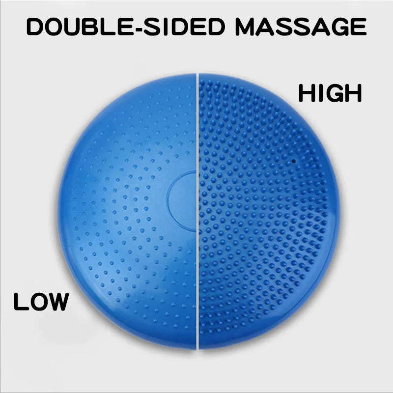 Yoga Balls Massage Pad Inflatable Stability Wobble Balance