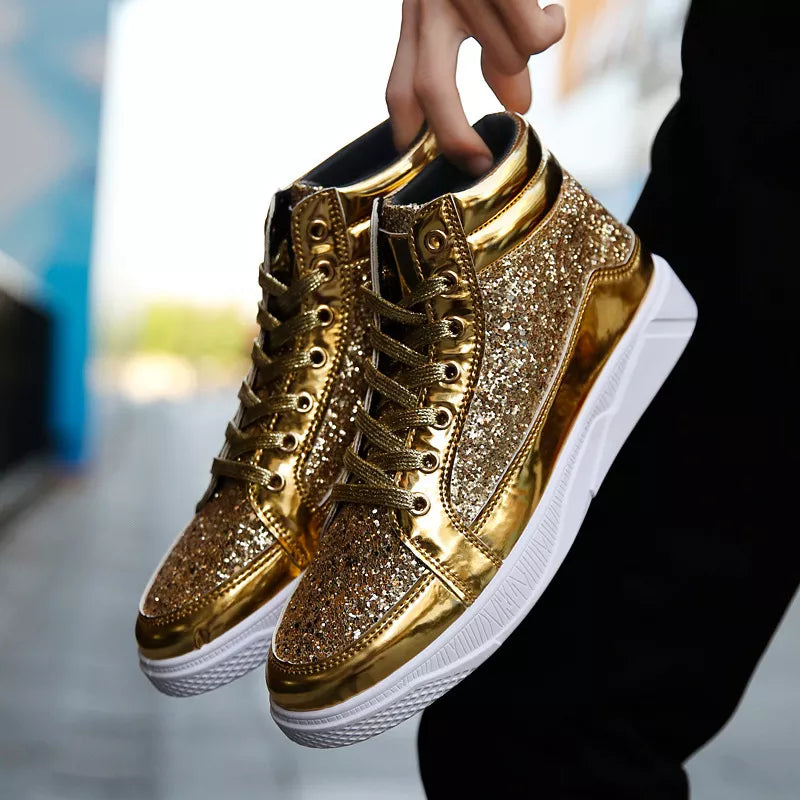 2020 Fashion Men High Top Sneakers Male Ankle