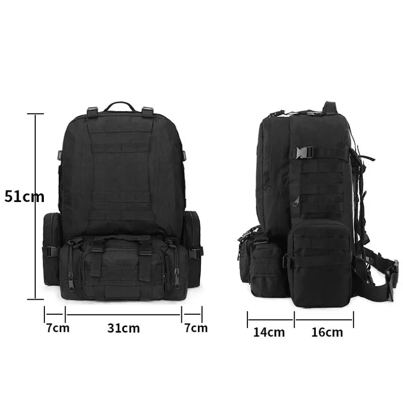 Fashion Outdoor Military Tactical Camping Backpack Large Capacity