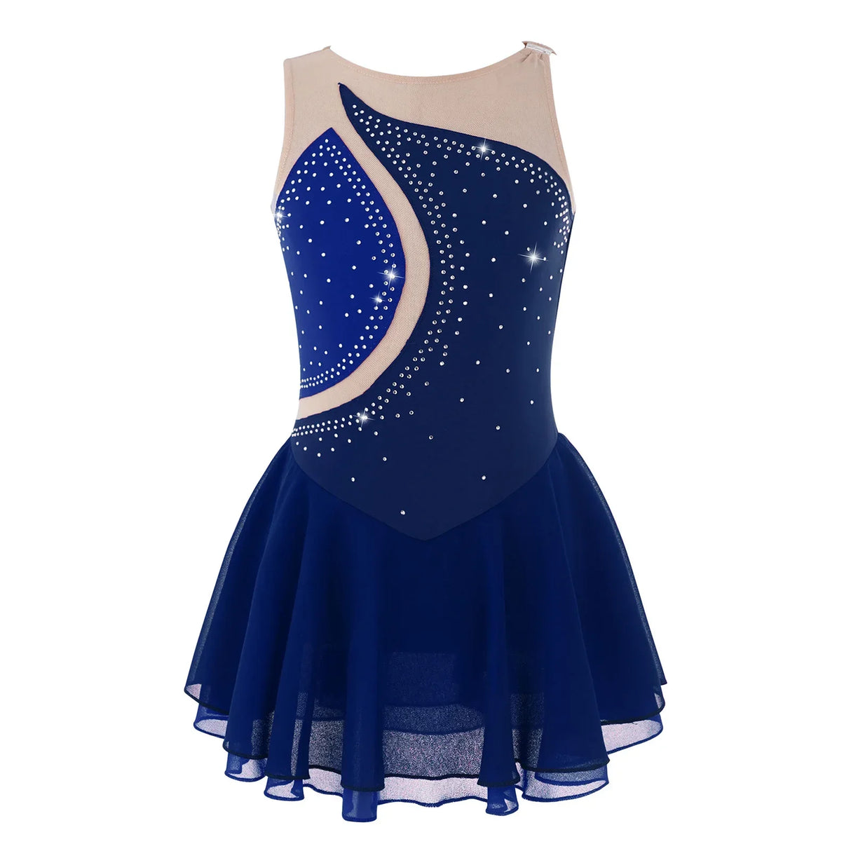 Figure Skating Dress for Kids Girls Stage Performance