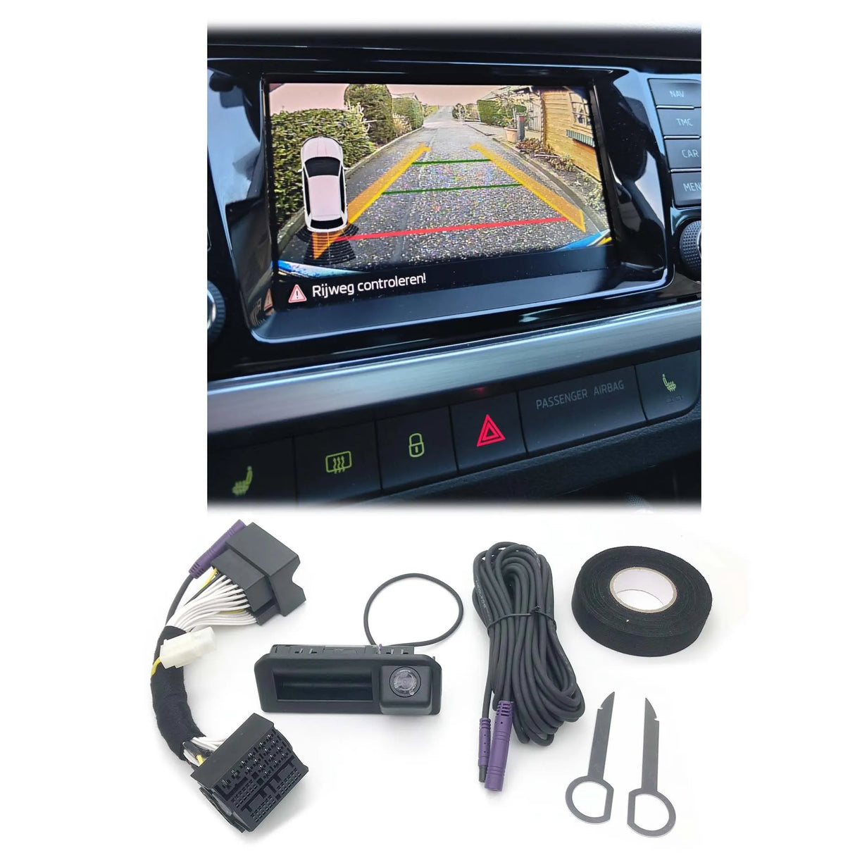 VKAUTO Car Camera For Skoda Fabia 2016 2017