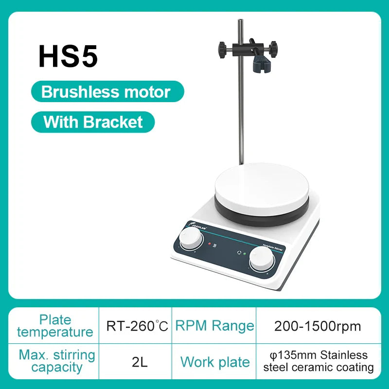 JOANLAB Heating Magnetic Stirrer Digital Display Thermostatic Magnetic