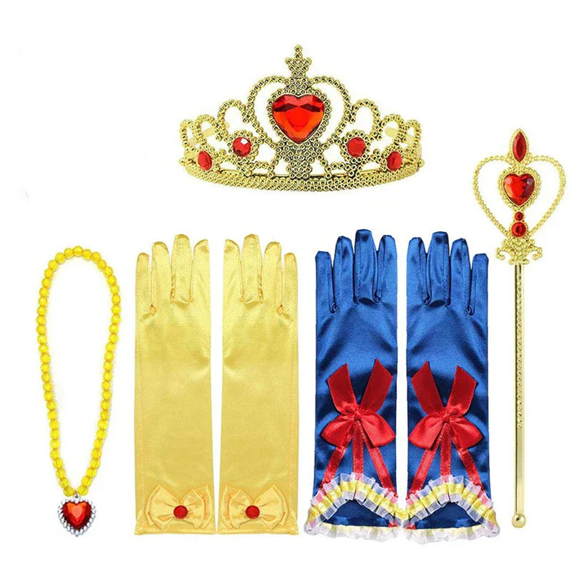 Girls Princess Snow White Accessory Party Tiara Crown