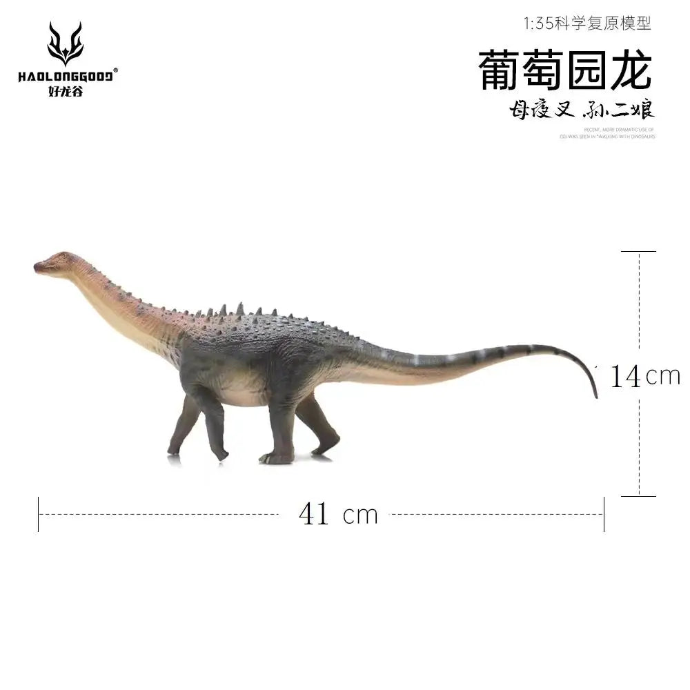 1:35 HAOLONGGOOD Model Ampelosaurus Dinosaur Toy Ancient Prehistroy