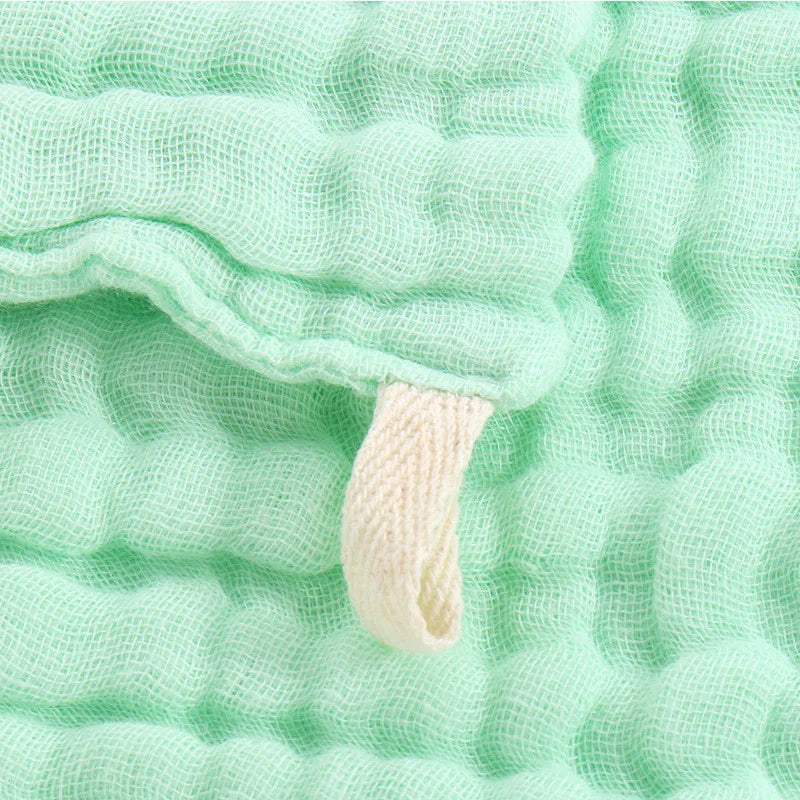 5pcs/batch thickened muslin 30X30cm cotton soft baby towel