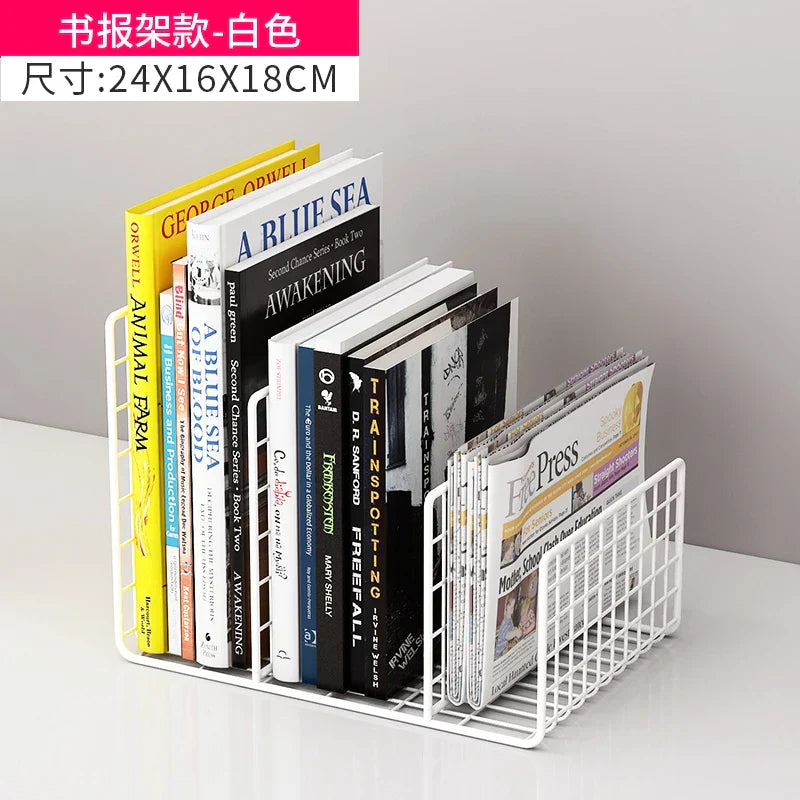 Metal Bookends Magazine Racks Sideboards Display Organizer Bedroom