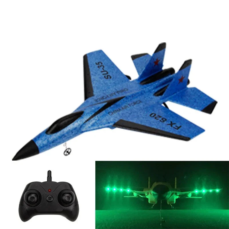 RC Plane SU-35 LED Lights Remote Control Flying