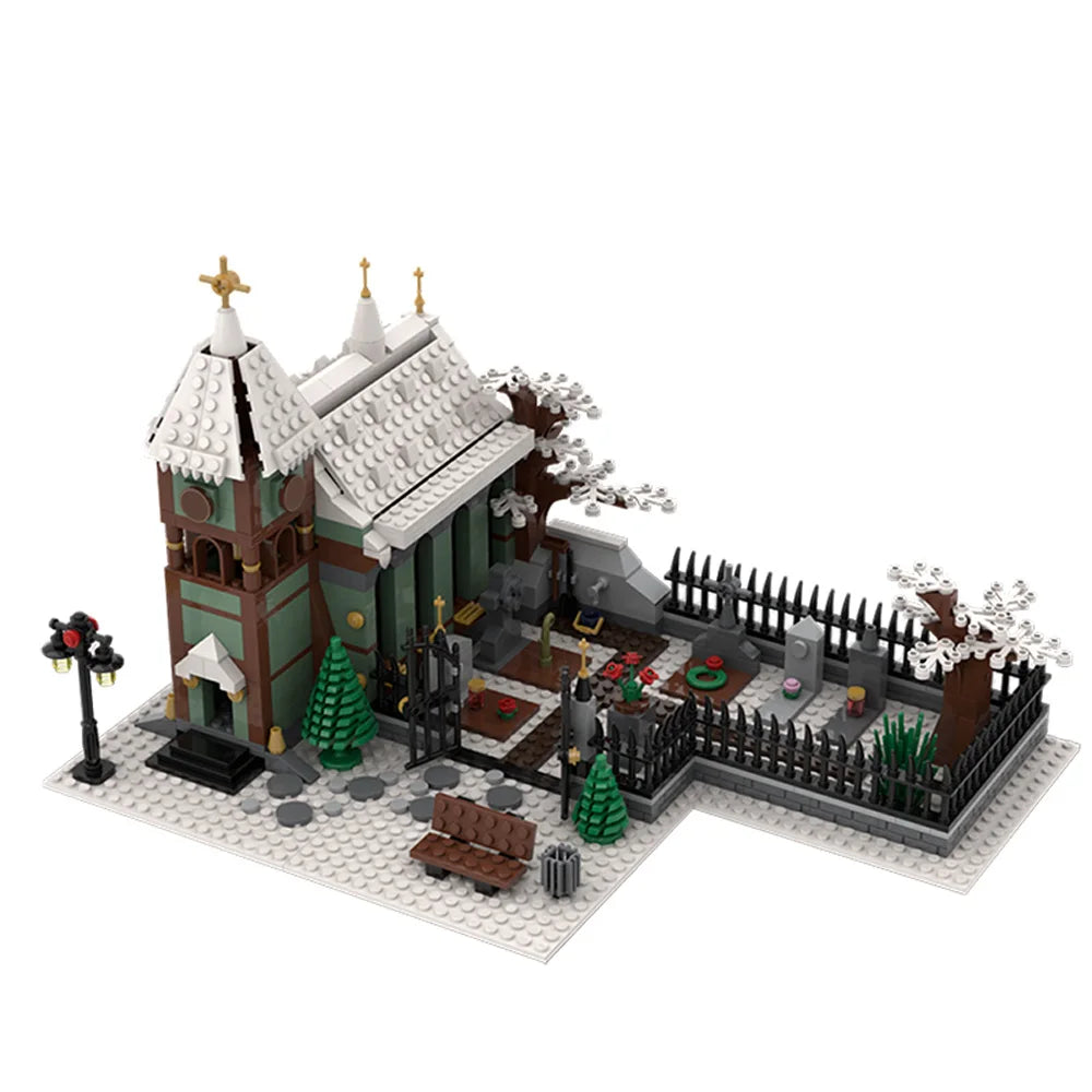 MOC Christmas Winter Village Cafeby Building Holiday Cottage