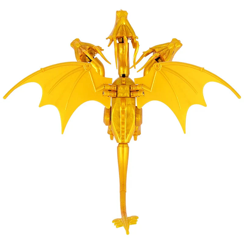 2023 MOC 18cm GodAzillas King Ghidorah Three Head