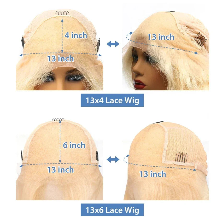 30 32Inch 13x4/13x6 Grey Straight Lace Frontal Human