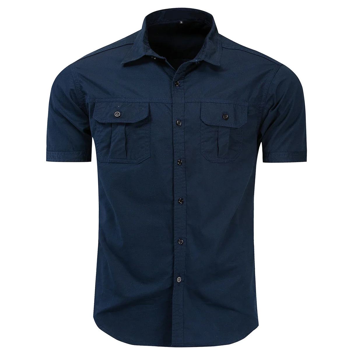 2023 Summer New Fashion Men Short Sleeve Solid