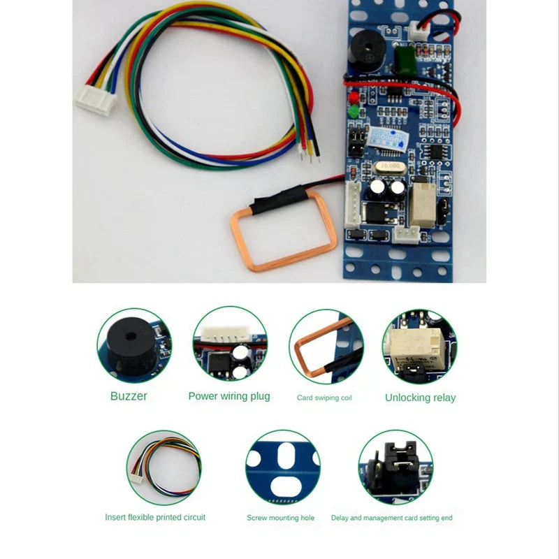9-12V 125Khz ID RFID Embedded Access Control System
