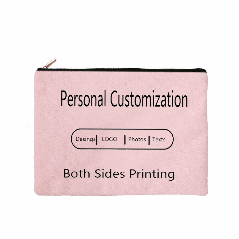 Personal Custom Photo Text Ladies Makeup Bag DIY