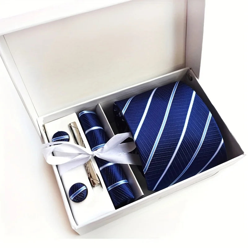 Men's Tie Gift Box 3 Piece Of Sets