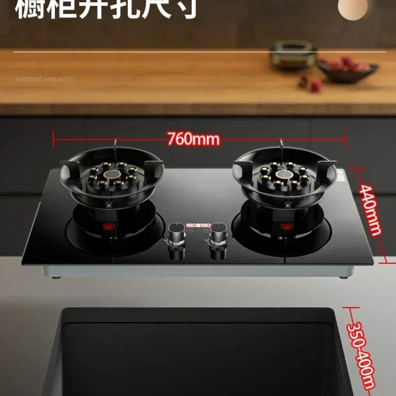 8.5KW Dual Household Embedded Natural Liquefied Timing Fierce