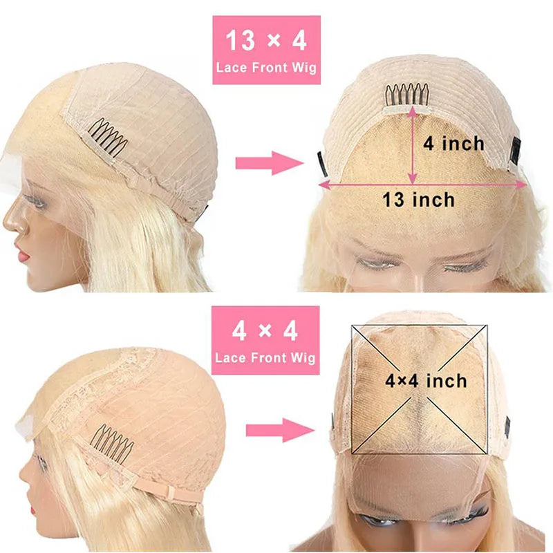 CliCli 613 Blonde Short Water Wave Bob Wig