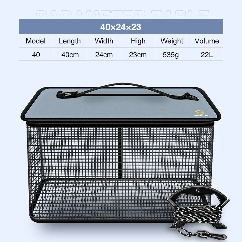 2023 Folding Fish Guard Net Multifunction Metal EVA