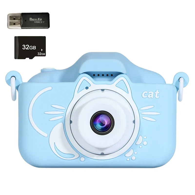 Kids Camera Toys 2 inch Screen HD Cartoon