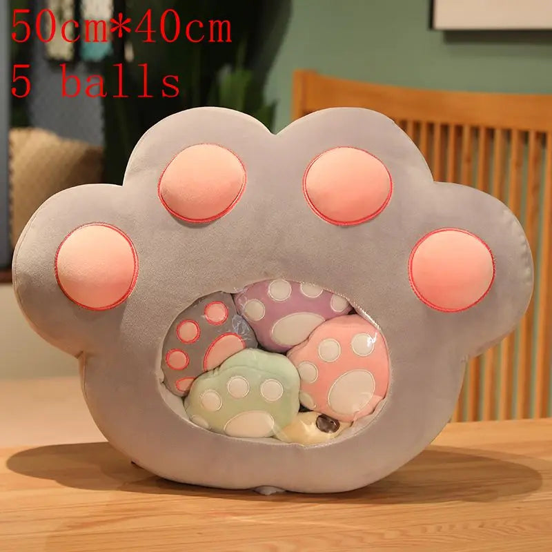 New Kawaii Animal Balls Pudding Candy Bag Pillow
