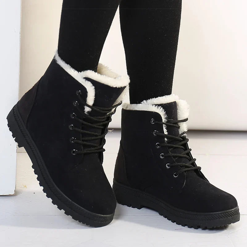 Women's Boots 2023 Winter Boots With Fur Low