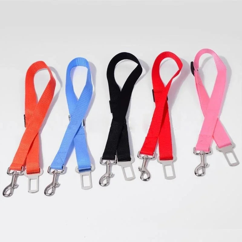 Stool-carrying Adjustable Dog Pet Car Safety Seat Belt