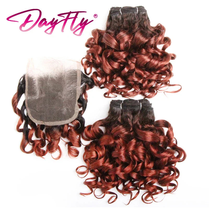 Hair Bundles With Closure Natural Brazilian Hair Weave