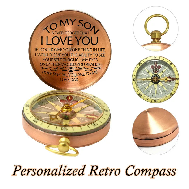 Anniversary Compass Gifts for Husband Boyfriend Men Him