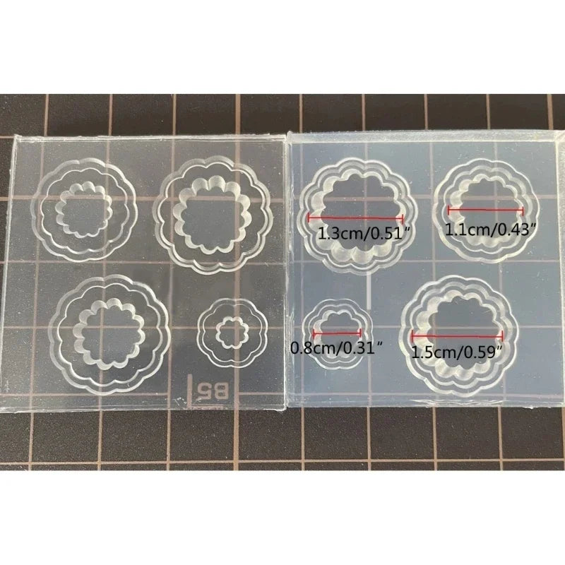 DIY Handcraft Egg Tart Lollipop Shaped Silicone Epoxy