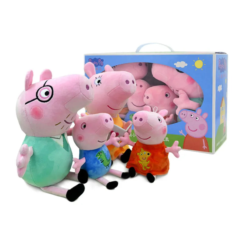 4Pcs/Set Peppa Pig Set Plush Toys George Pig