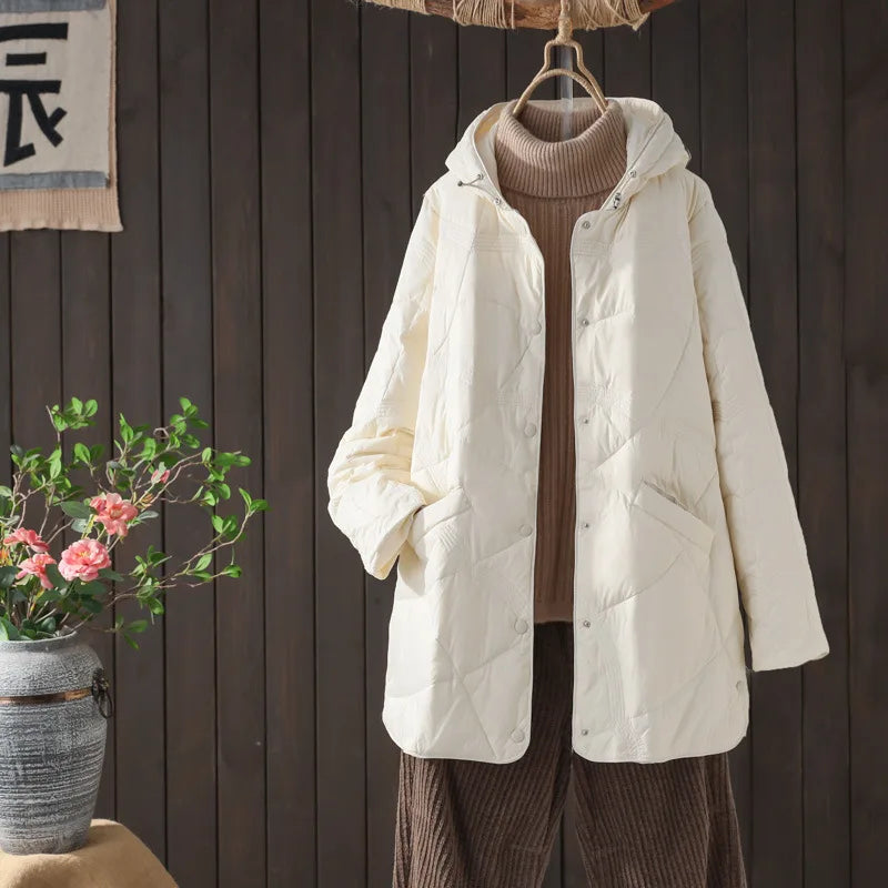 Winter New Arrivals 90% White Duck Down Coat