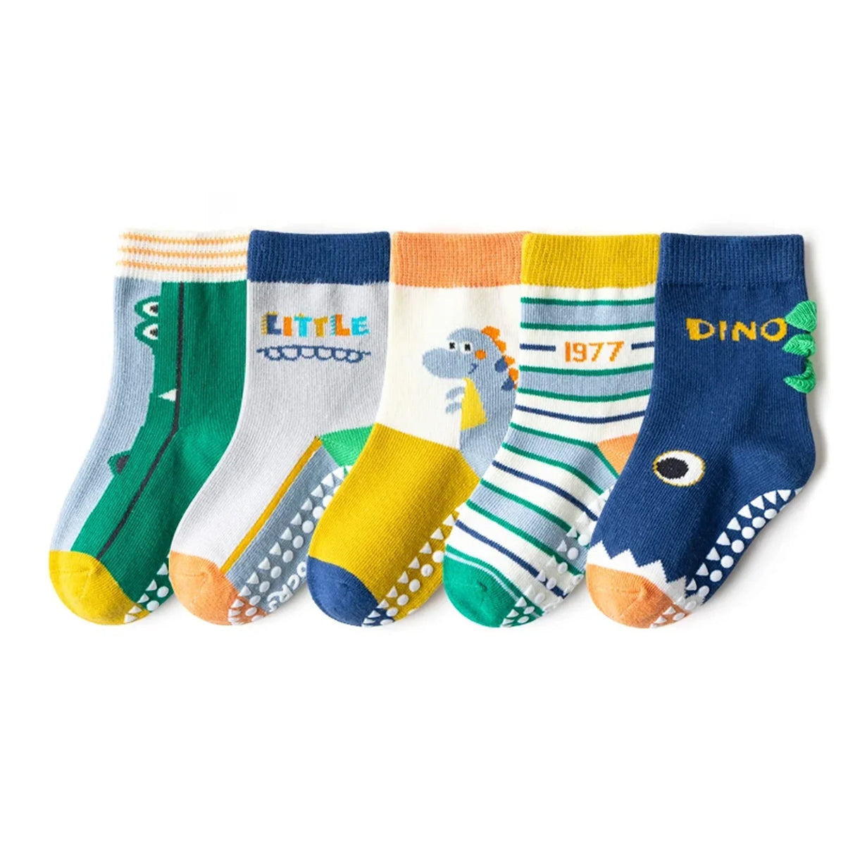 5 Pairs Children's Socks Cotton Non-slip Socks Floor