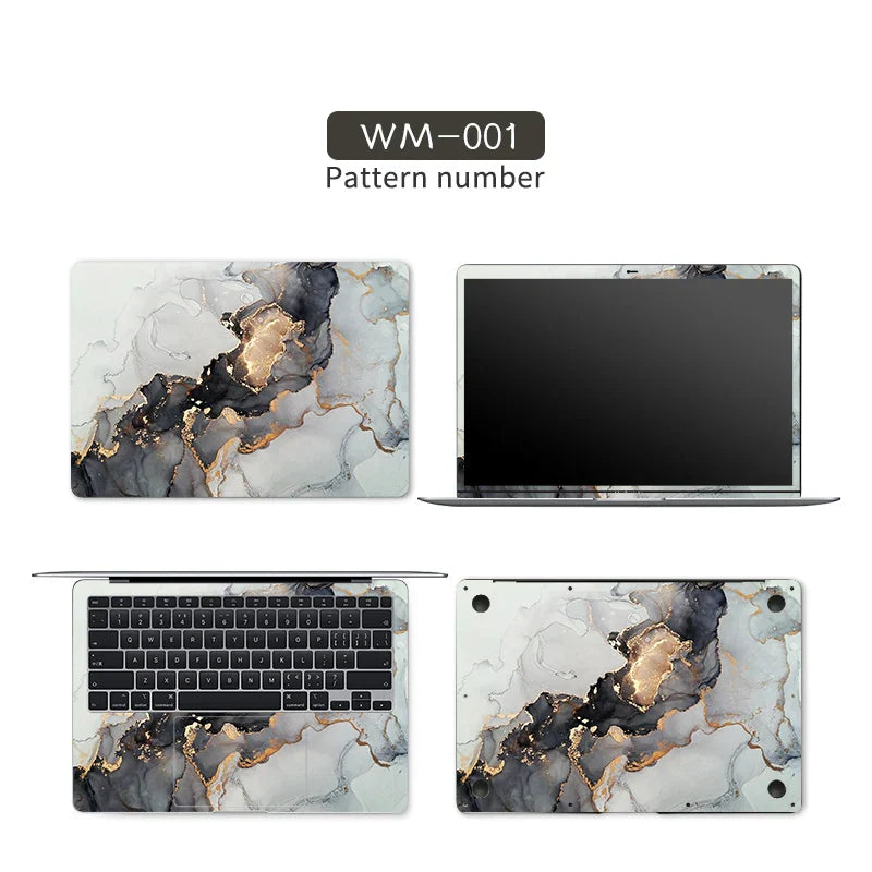DIY Marble Cover Laptop Skin Sticker Vinyl 13.3"14"15.6"17.3"