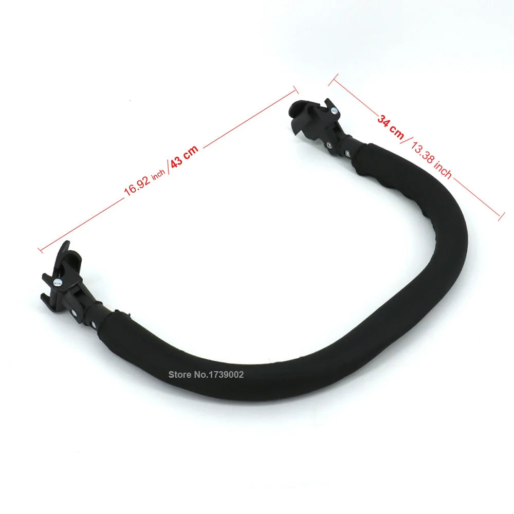 Baby Stroller Accessories Bumper Bar Handlebar Leather Handle