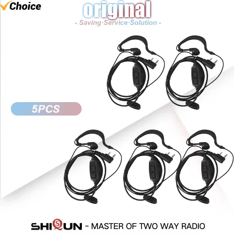 Earpiece Original baofeng uv 82 Radio Headset Dual