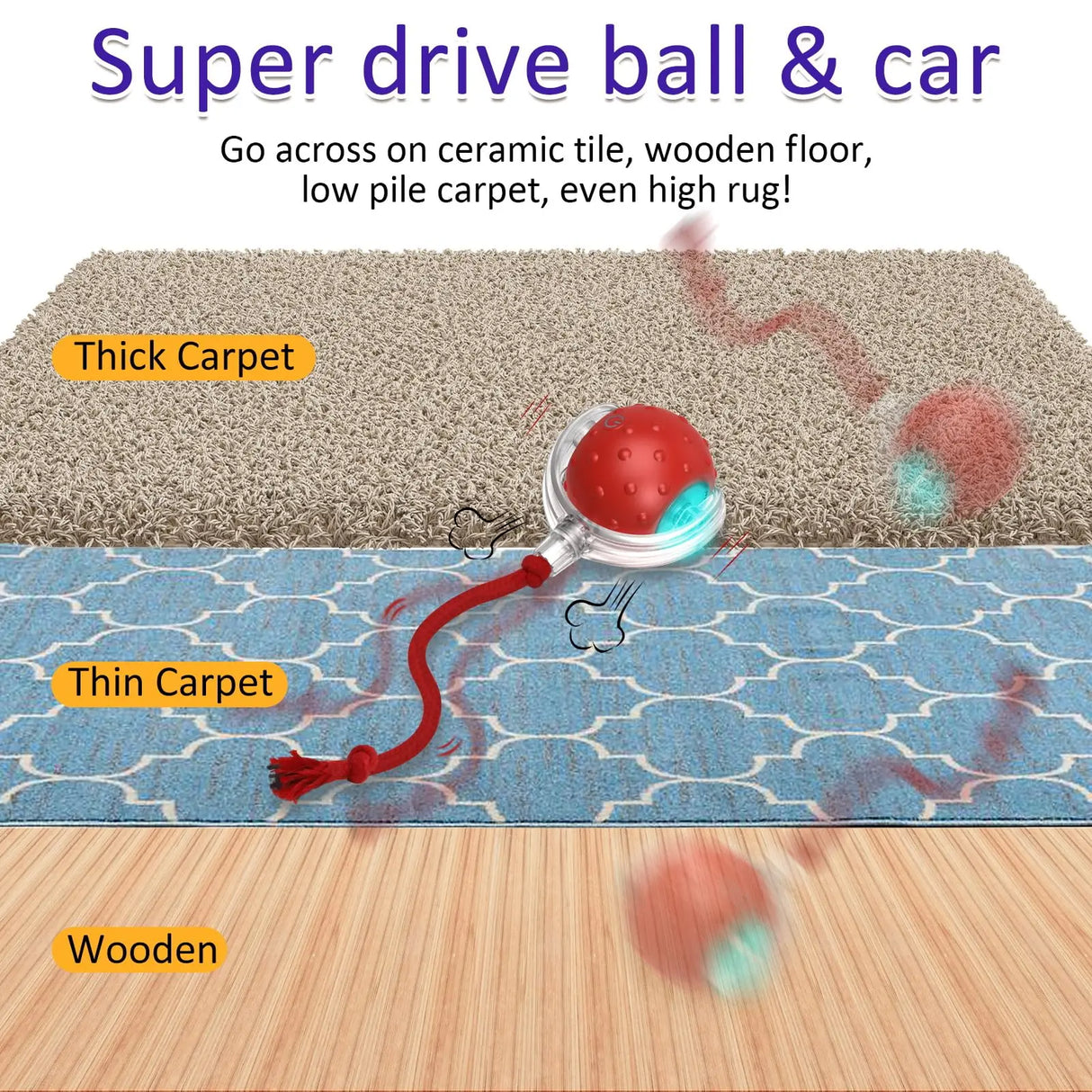 New Cat Rolling Ball Bird Chirping Interactive Cats