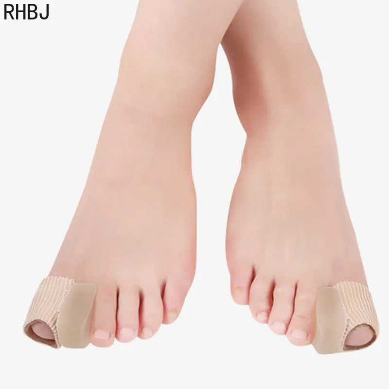 2Pcs Silicone Gel Thumb Corrector Bunion Foot Toe