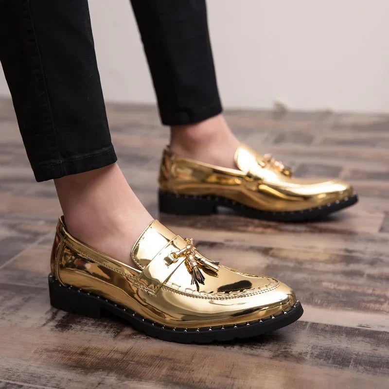 Men tassel loafers Mens loafers leather Man shoes