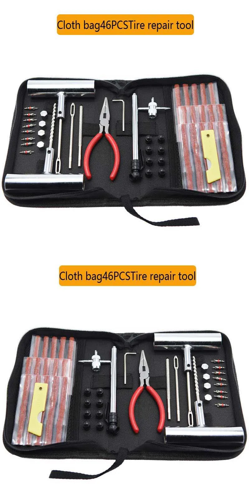 46 pcs Car Tire Repair Tool Tire Repair