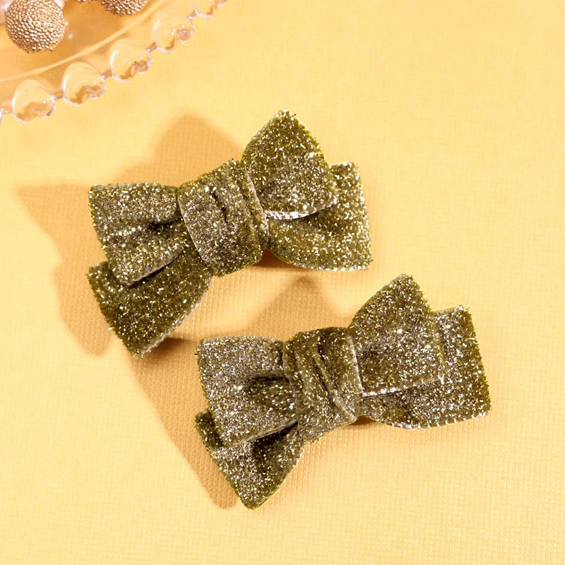 Fashion Ribbon Hairgrips Bow Hairpin For Women Girls