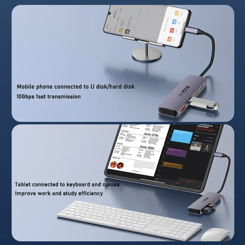 HUB USB C HUB 10Gbps Type-C 3.2 GEN