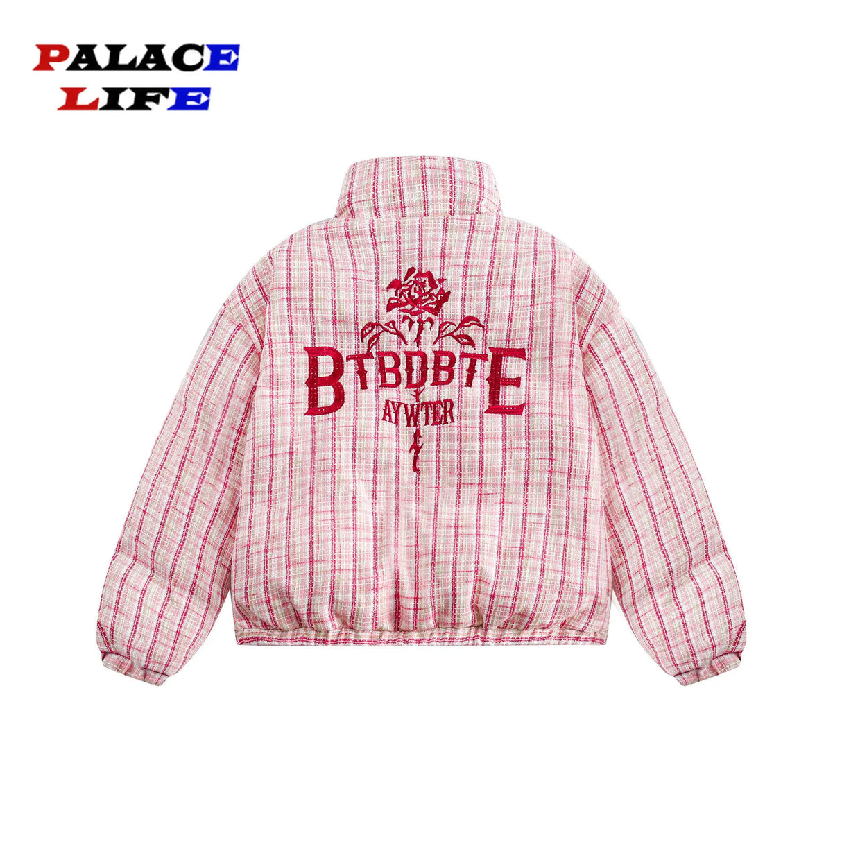 Winter Puffer Jacket Parka Men Thicken Embroidery Retro