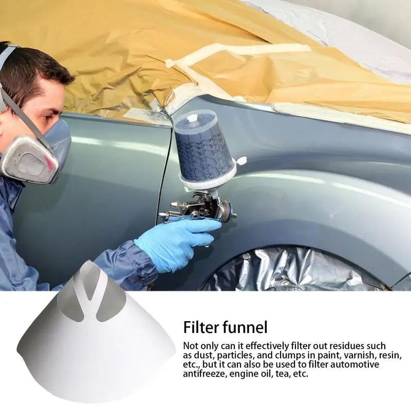 Automobile Fine Mesh Paint Filter Automotive Paint Strainers