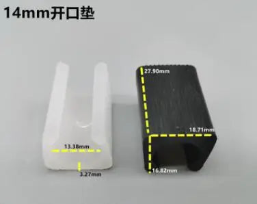 8pcs Plastic Office chair leg pads Cover 25mm