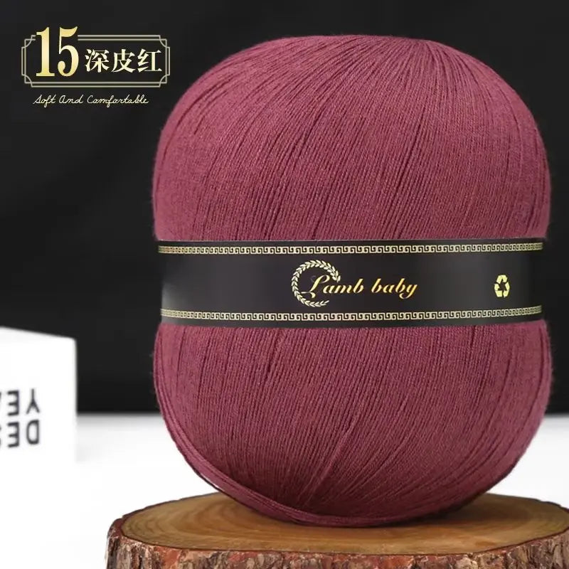 150g Solid Color Silk Cotton Yarn Soft Yarn
