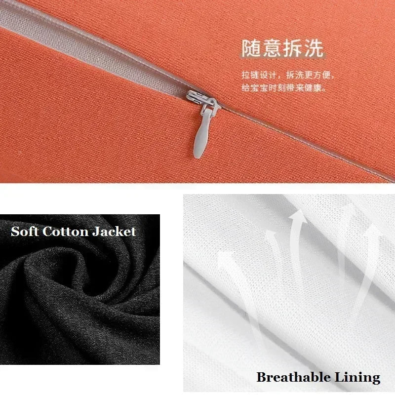 JFLEGAL Latex Pillow Natural Rubber Odorless Neck Pillow