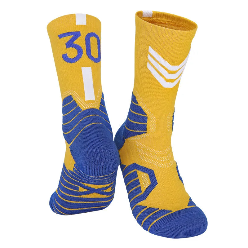 5 Pairs Men's Athletic Crew Socks Performance