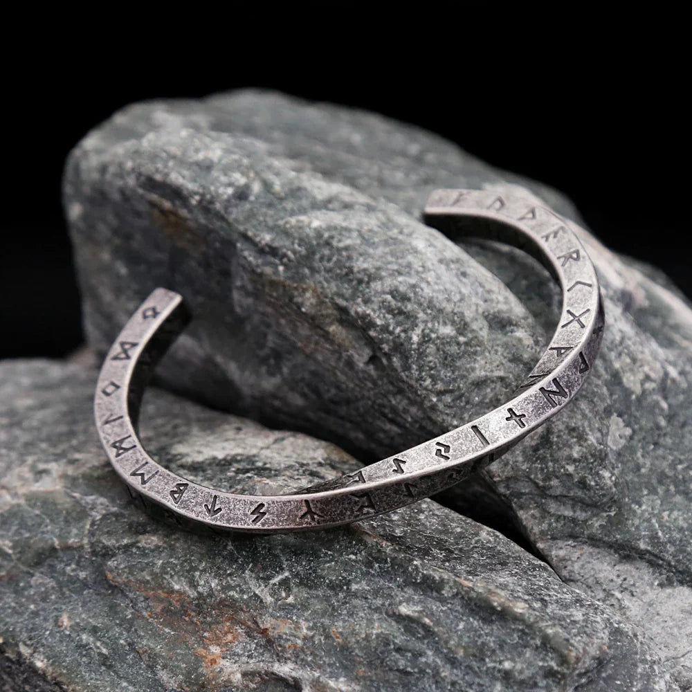 New Vintage Nordic Viking Twist Cuff Bangles For
