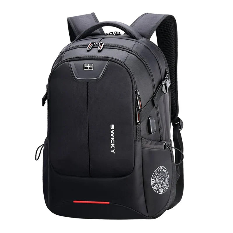 17''Laptop Backpack For Men USB Port Backpack Travel