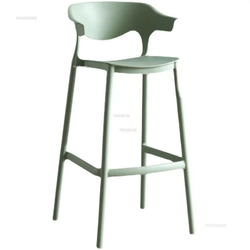 Nordic Plastic Living Room Leisure Bar Chairs Modern