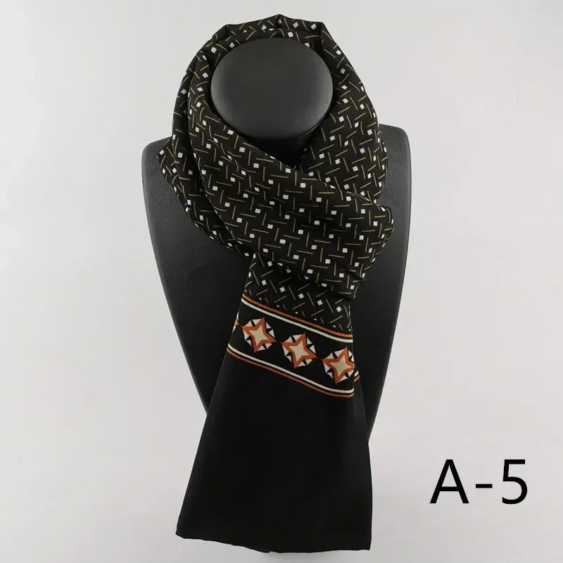 New Fashion Spring Winter Silk Scarf for Men